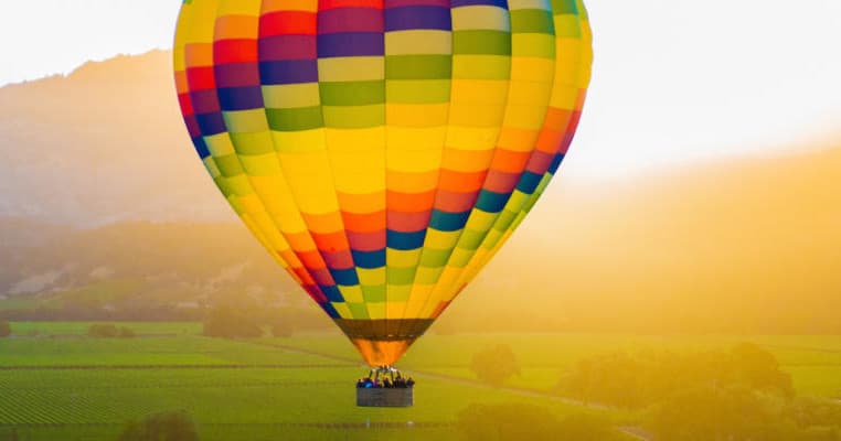 Hot-Air Balloon + Full-Day E-Bike Tour